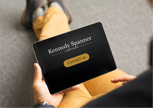 tablet displaying Kennedy Spanner Total and Permanent Disability TPD Lawyers website